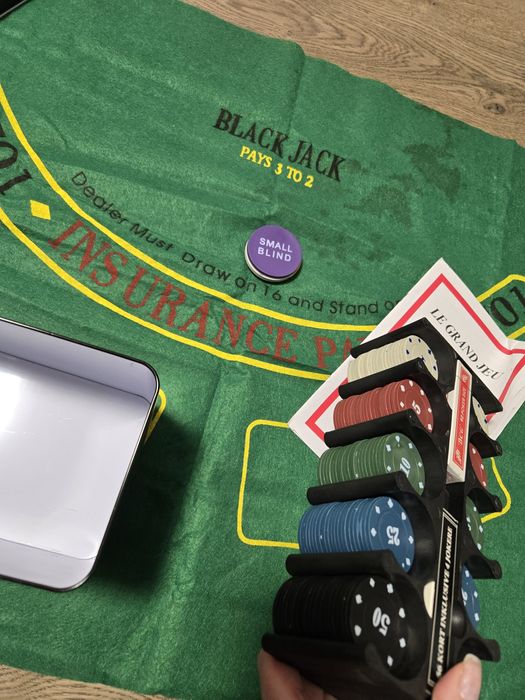 Настільна гра, Покер, фішки пластик, карти, Poker