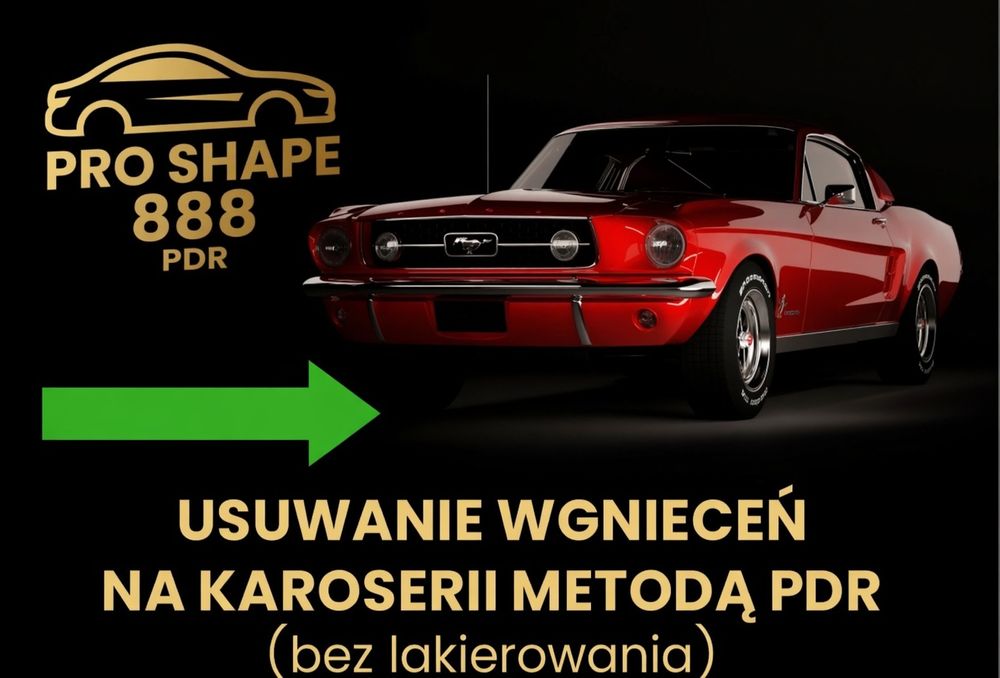 Usuwanie wgnieceń metodą PDR bez lakierowania