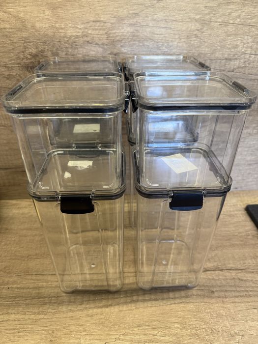 Ємності для зберігання круп 1.3 л. 0.8 л. 0.4л