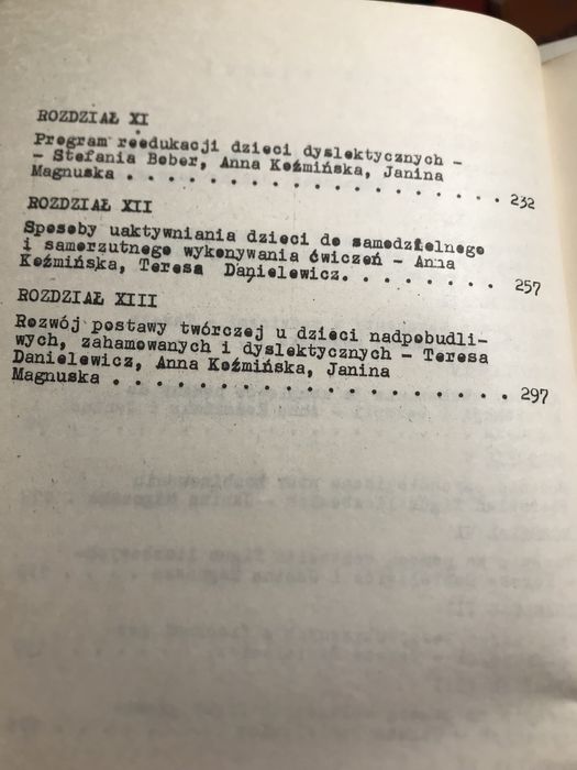 Terapia uspokajająca i rozwijająca dla dzieci nerwicowych i dyslekt.