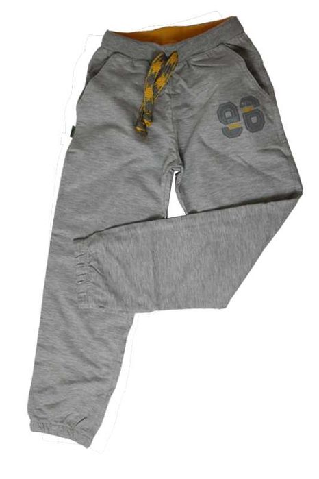 szare spodnie dresowe bawełna 110