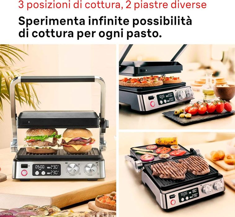 гриль контактний прижимний оптигриль Braun MultiGrill 7 GC7040