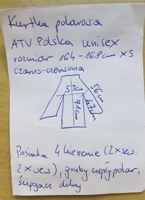 Kurtka polarowa JOPP ATV Polska rozmiar XS