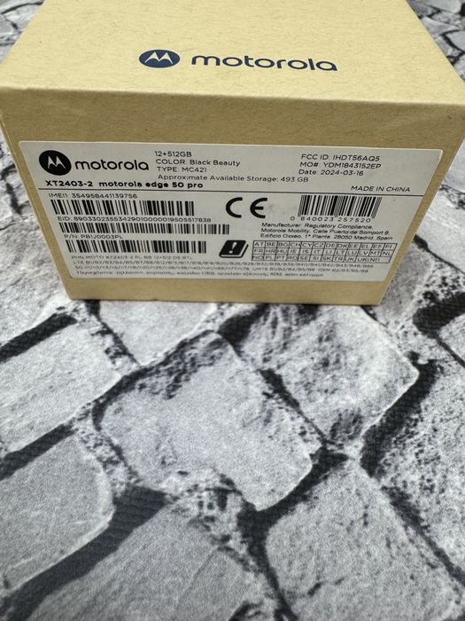 New Motorola Edge 50 Pro 12/512gb Black Beauty читаєм опис