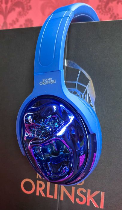 Słuchawki kolekcjonerskie King Kong - Richard Orlinski (Niebieskie)