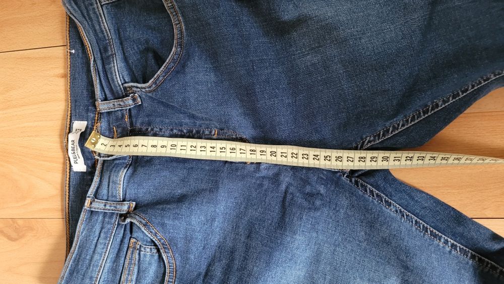 Spodnie pull&bear wysoki stan