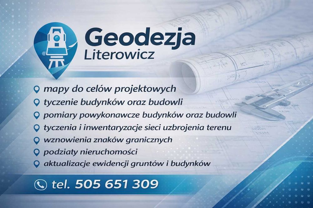 Geodeta Namysłów Brzeg Grodków Kluczbork Olesno Geodezja