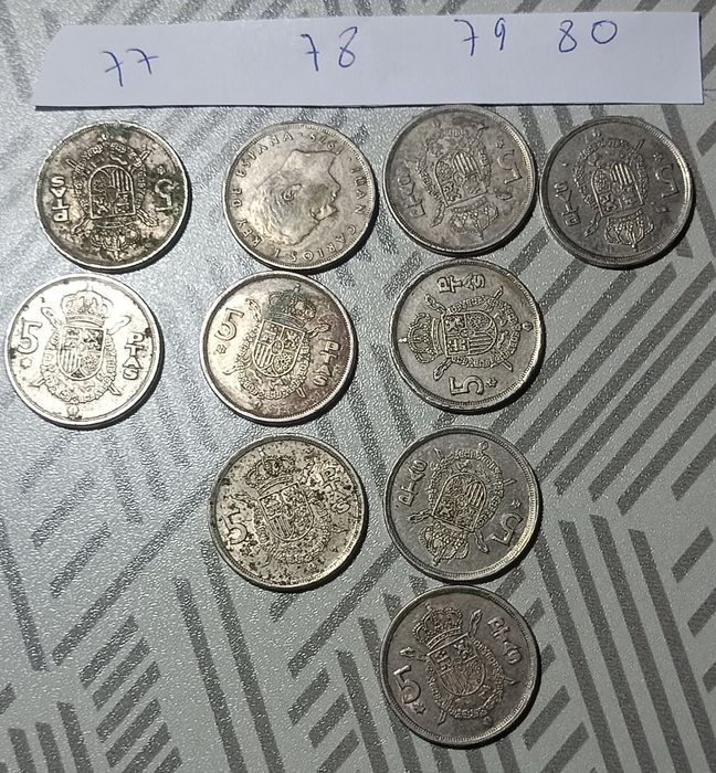 Moedas Pesetas Antigas