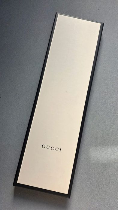 Krawat jedwabny GUCCI + box
