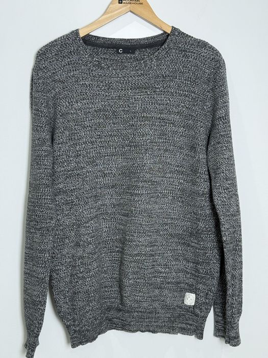Szary sweter męski L