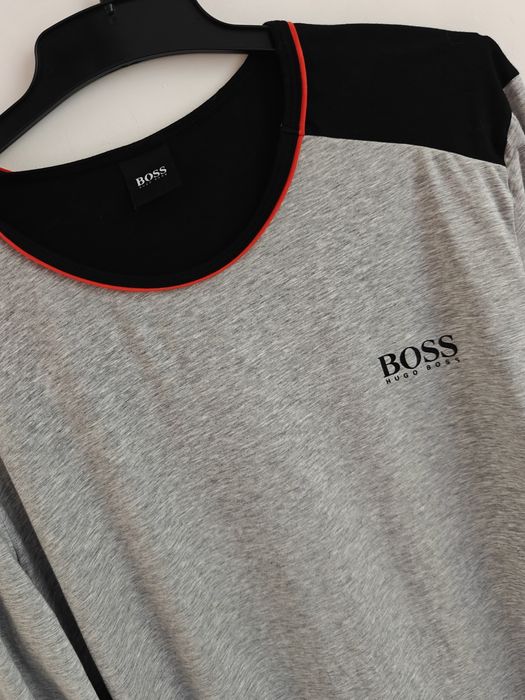 Hugo Boss koszulka z długim rękawem longsleeve męska bawełniana M