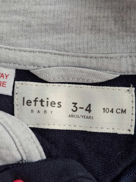 Camisola Azul e Cinzenta Lefties 3-4 anos