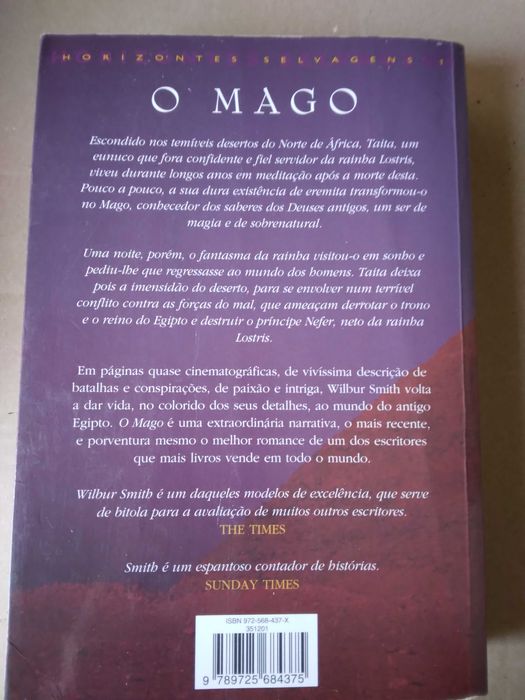 O Mago - Autor Wilbur Smith
