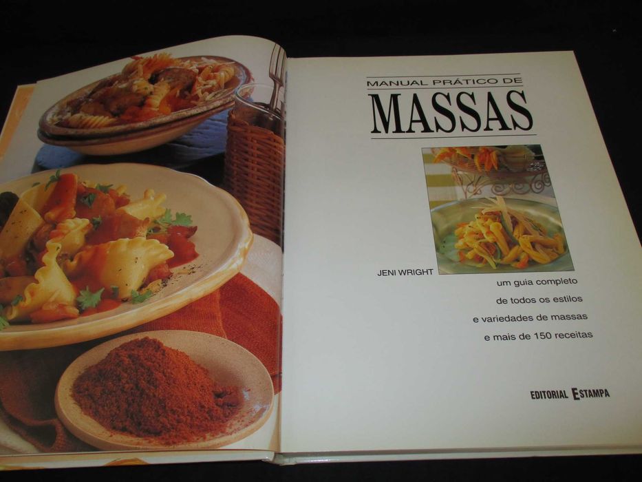 Livro Manual Prático de Massas Jeni Wright Estampa