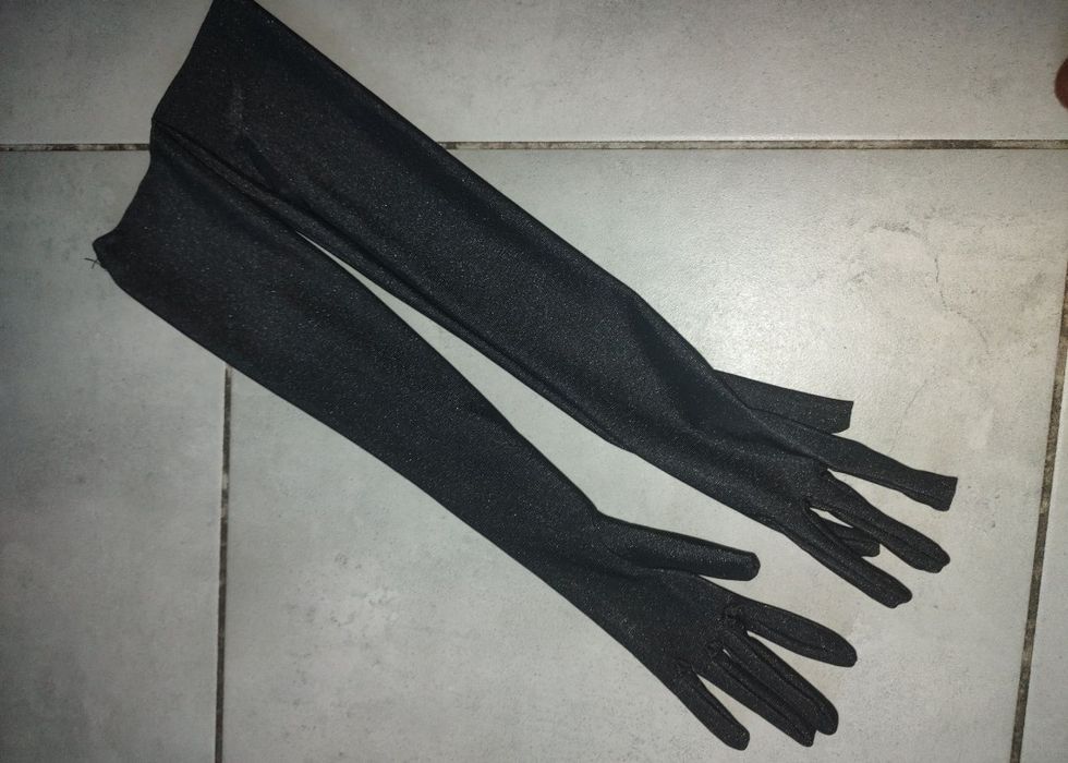 Sukienka damska w stylu Gatsby plus rękawiczki