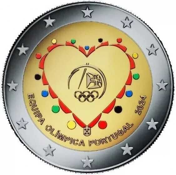 Moeda Equipa Olímpica Portugal 2024 (Proof)