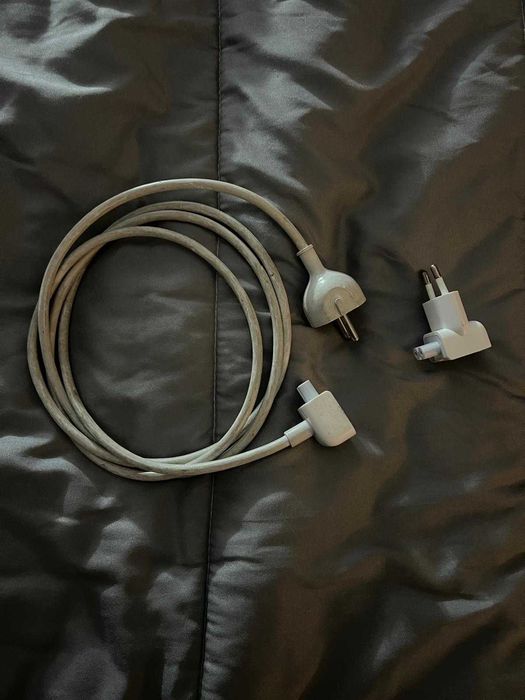 Cabo extensão carregador MacBook + adaptador tomada original