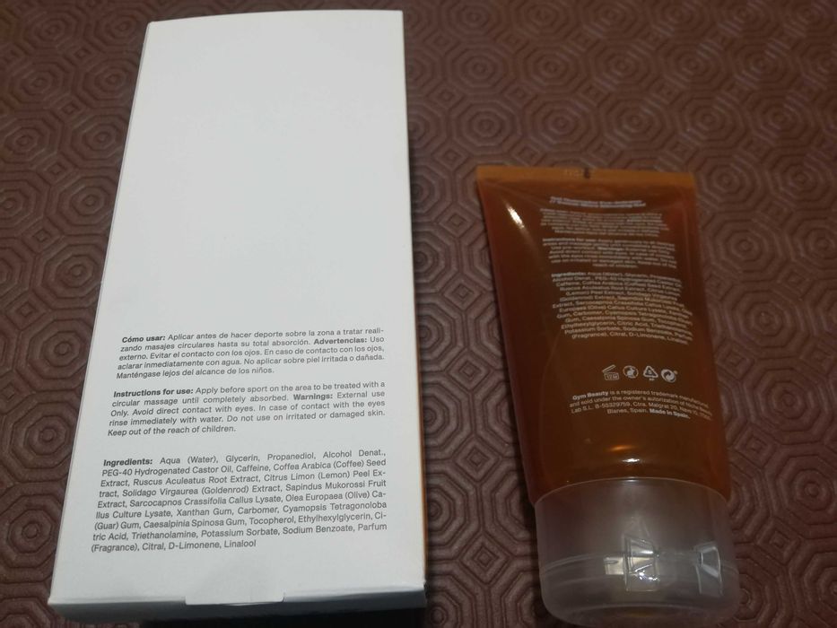 Gel queimador pré-treino Gym Beauty