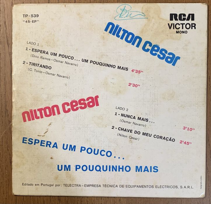 Nilton César 45 rpm