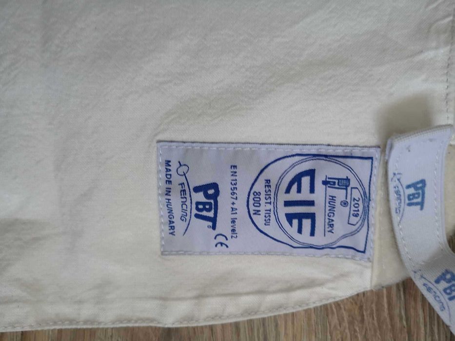 szermierka komplet plastron bluza szablowa elektryczna prawa dodatki