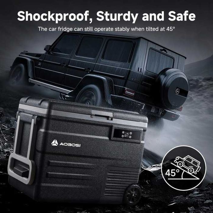 Lodówka-zamrażarka samochodowa 55l z kompresorem WiFi 12/24V DC, APP