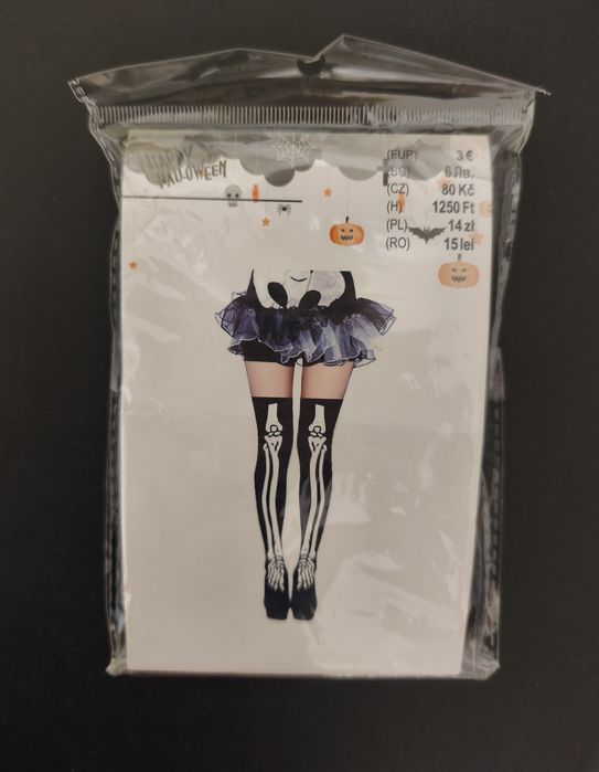 Pończochy. Pończochy na Halloween.