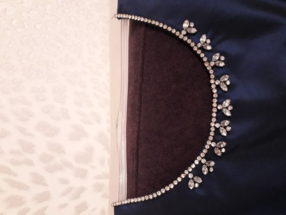 Платье детское 11-12 лет; синее ; рост 152