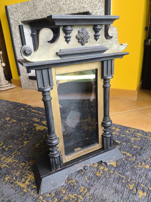 Caixa de relógio antiga A Boa Reguladora para restauro
