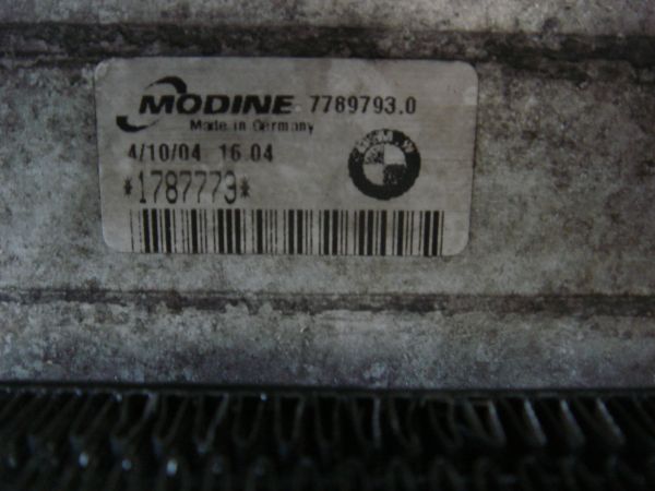 Radiador do intercooler BMW 3 (E46)