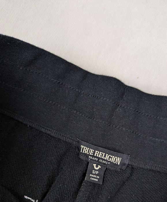 True Religion czarne spodnie dresowe dresy S