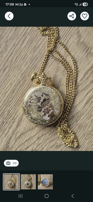 Zegarek kieszonkowy kwarcowy