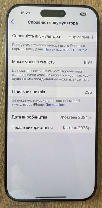 Ідеал!!! Iphone 16 pro MAX 256 Black неверлок