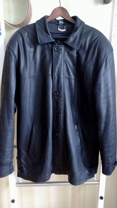 Куртка HUGO BOSS мужская кожа зима/деми 54 р-р (XXXL) Германия