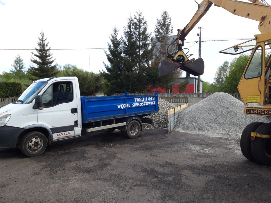 Kamień ogrodowy , Grys granitowy . Kruszywo Janowickie.