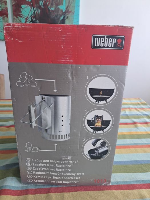 Acendedor vertical Rapidfire Weber (chaminé)