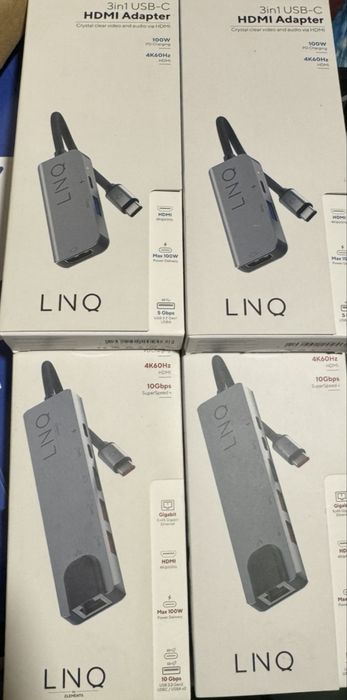 Linq 3in1 e 6in1 adaptador hub novo selado