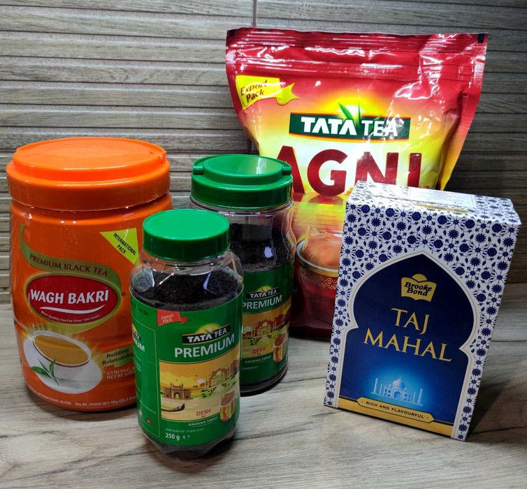 Індійський чорний чай Тадж Махал/ТАТА Преміум,Агні/Ваг Бакрі преміум