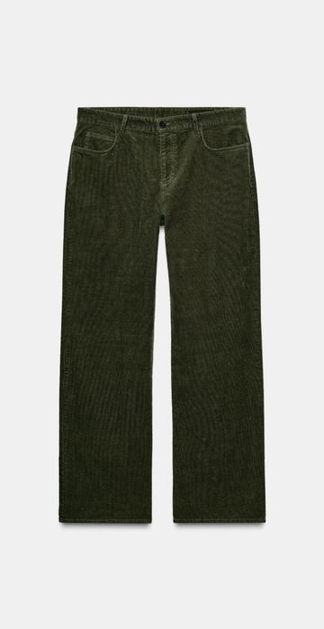 Трендові зелені вельветки Zara