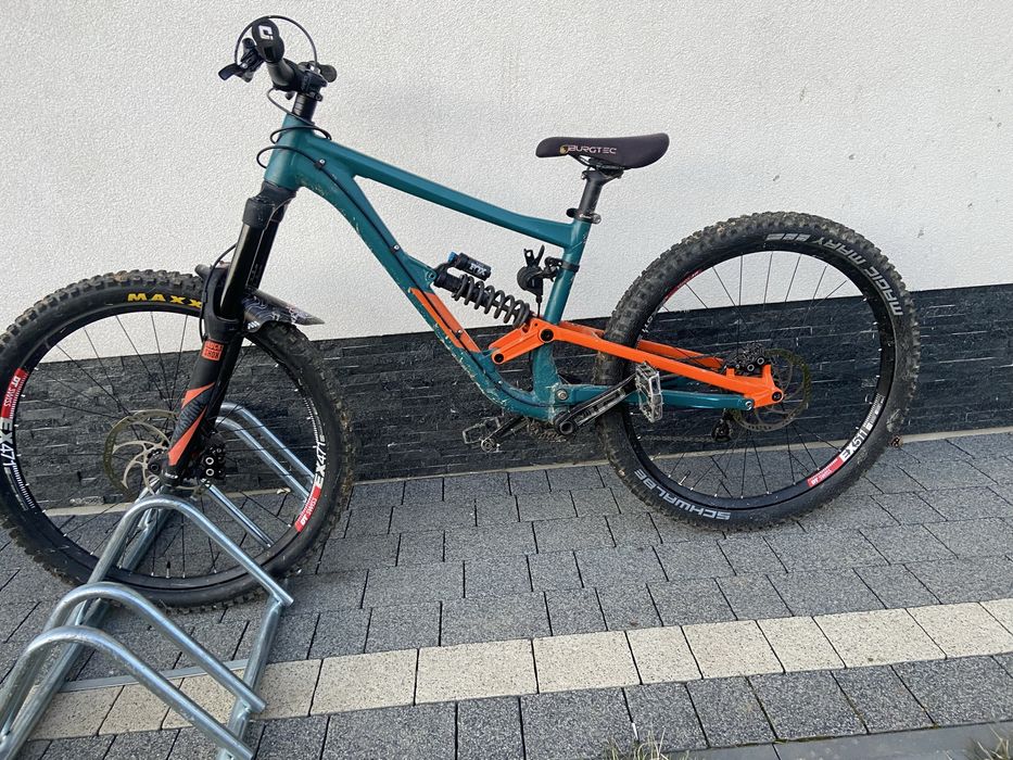 Rower cube hanzz race 190 z 2019 roku zrobiony na slopenduro