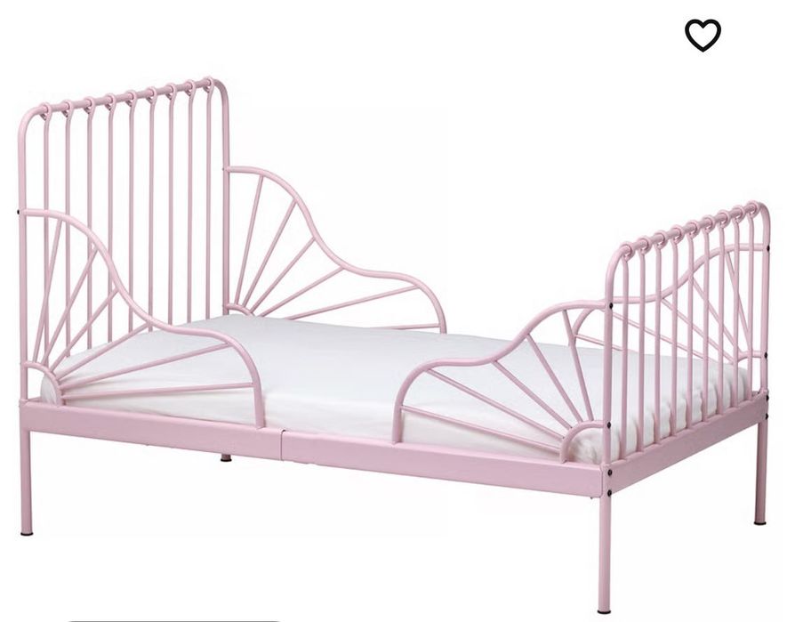 Cama criança IKEA - modelo Minnen cor amarelo