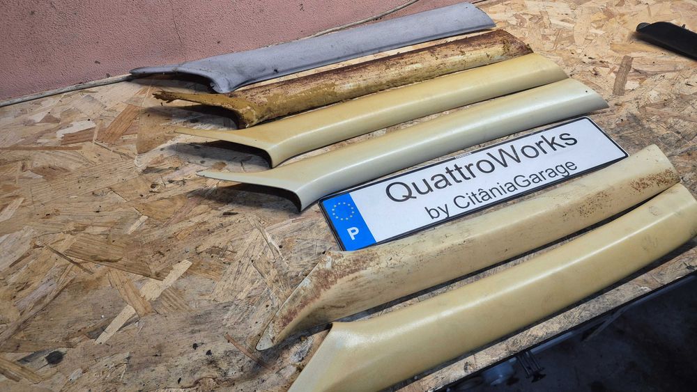 Pilares A Para-Brisas Originais Prontos a Estofar Audi A4 B5 8D 1994 a 2001