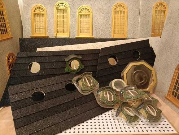 Casa /Palácio de bonecas 1/12 para montar