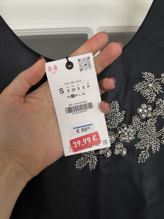 Сукня шкіряна zara нова