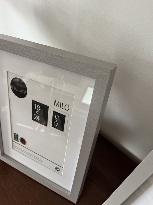 Passpatour moldura fotografias cinzenta