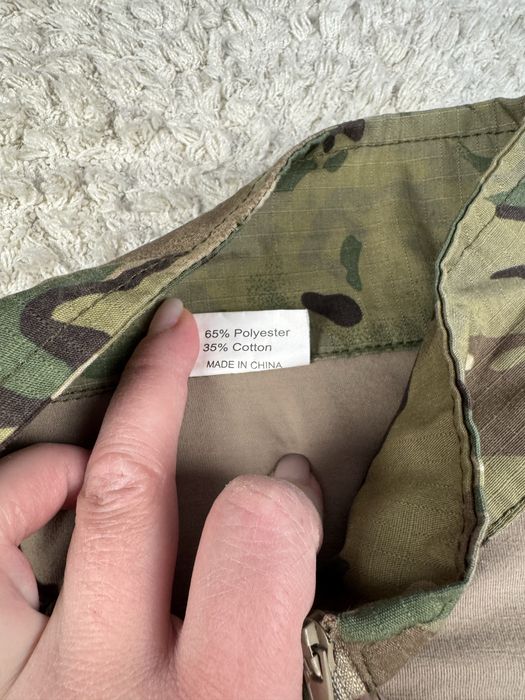Чоловіча тактична кофта убакс мультикам комбінована чоловіча бойова  сорочка