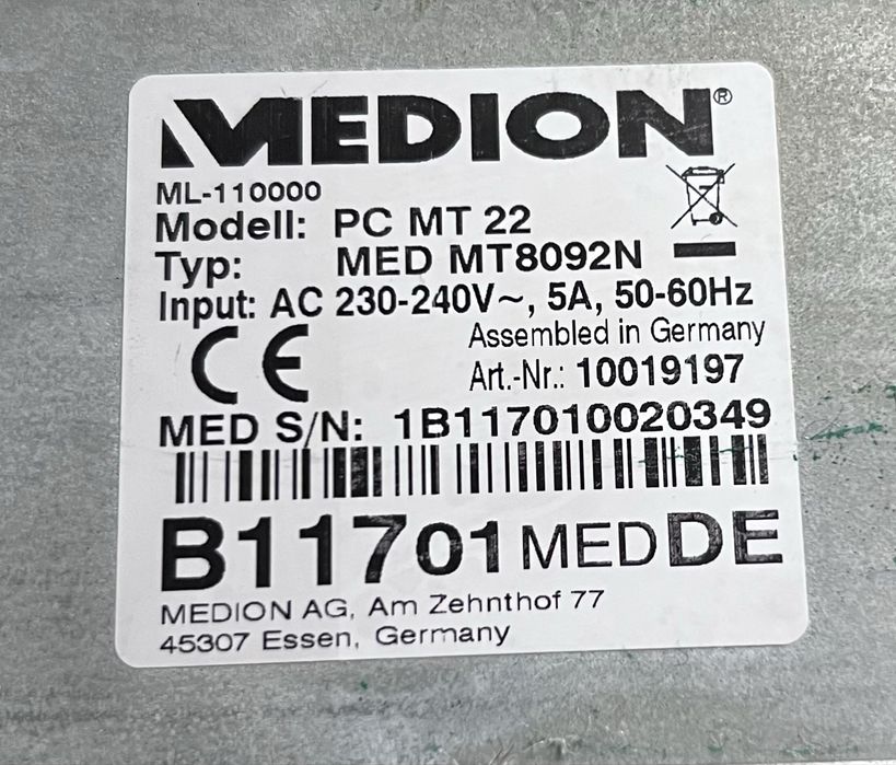 Пк на базі 1150 8гб озу без hdd