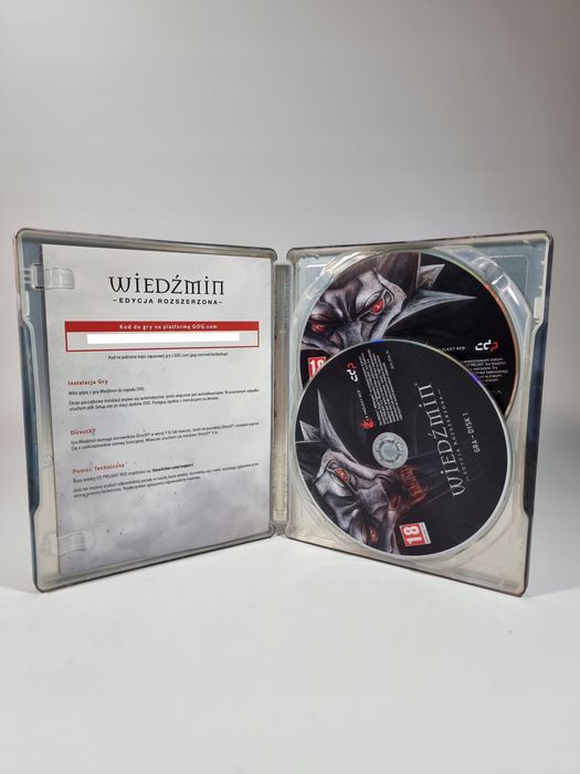 Wiedźmin Edycja Rozszerzona / Gra częśc 1 / Steelbook