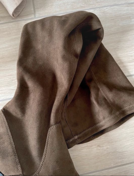 Aldo kozaki wysokie muszkieterki 39 nowe khaki brązowe