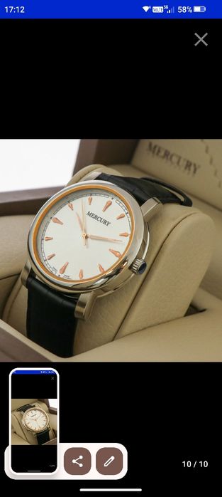 Oryginalny, szwajcarski zegarek Mercury