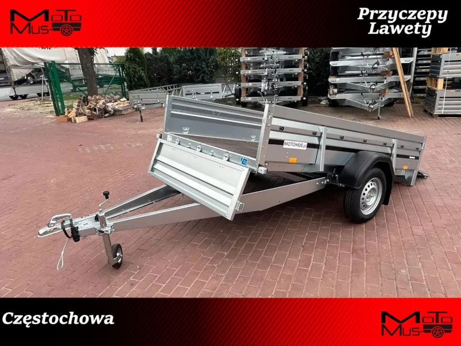 Brenderup Przyczepa Brenderup 2260WSUB 258x153x40cm WYSOKA BURTA DMC 750kg 1 osiowa uchylna quad traktorek atv multitransporter  Nowa przyczepa Brenderup 258x153x40 quad traktorek atv Częstochowa